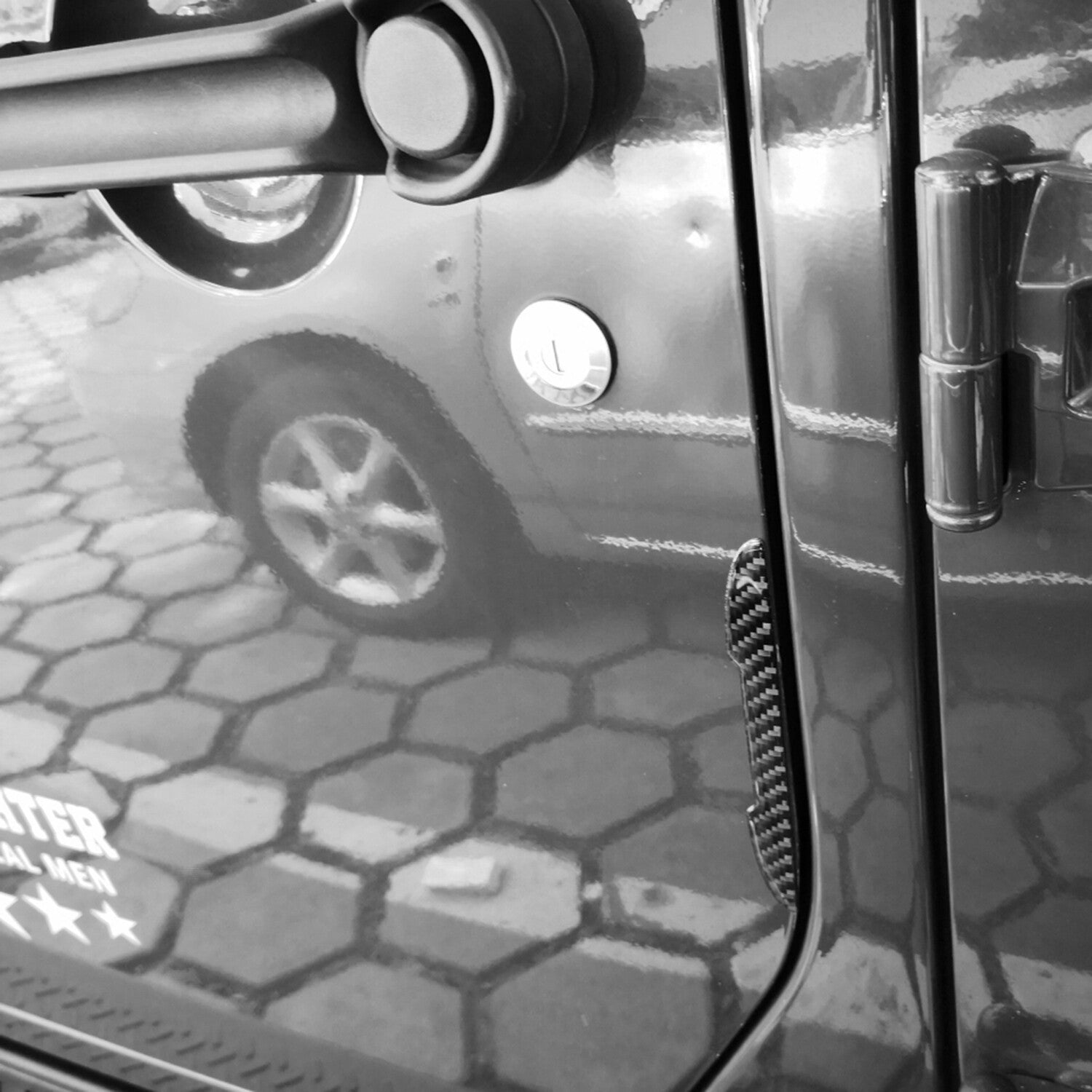 Carbon Door Edge Guard Trim Molding Crash Scratch Protector for Jeep for Wrangler JL
