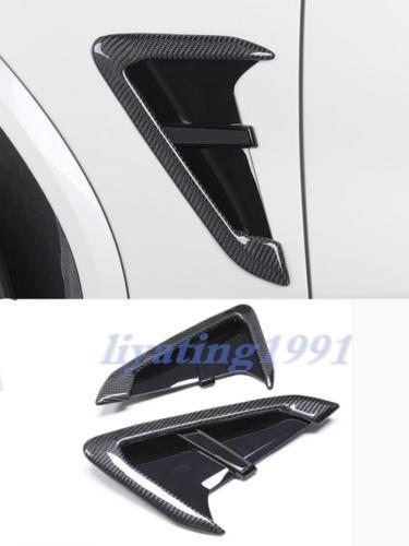 Dry carbon rear fender grille vent cover suitable for BMW X3, X4, and X4M (2018-23)