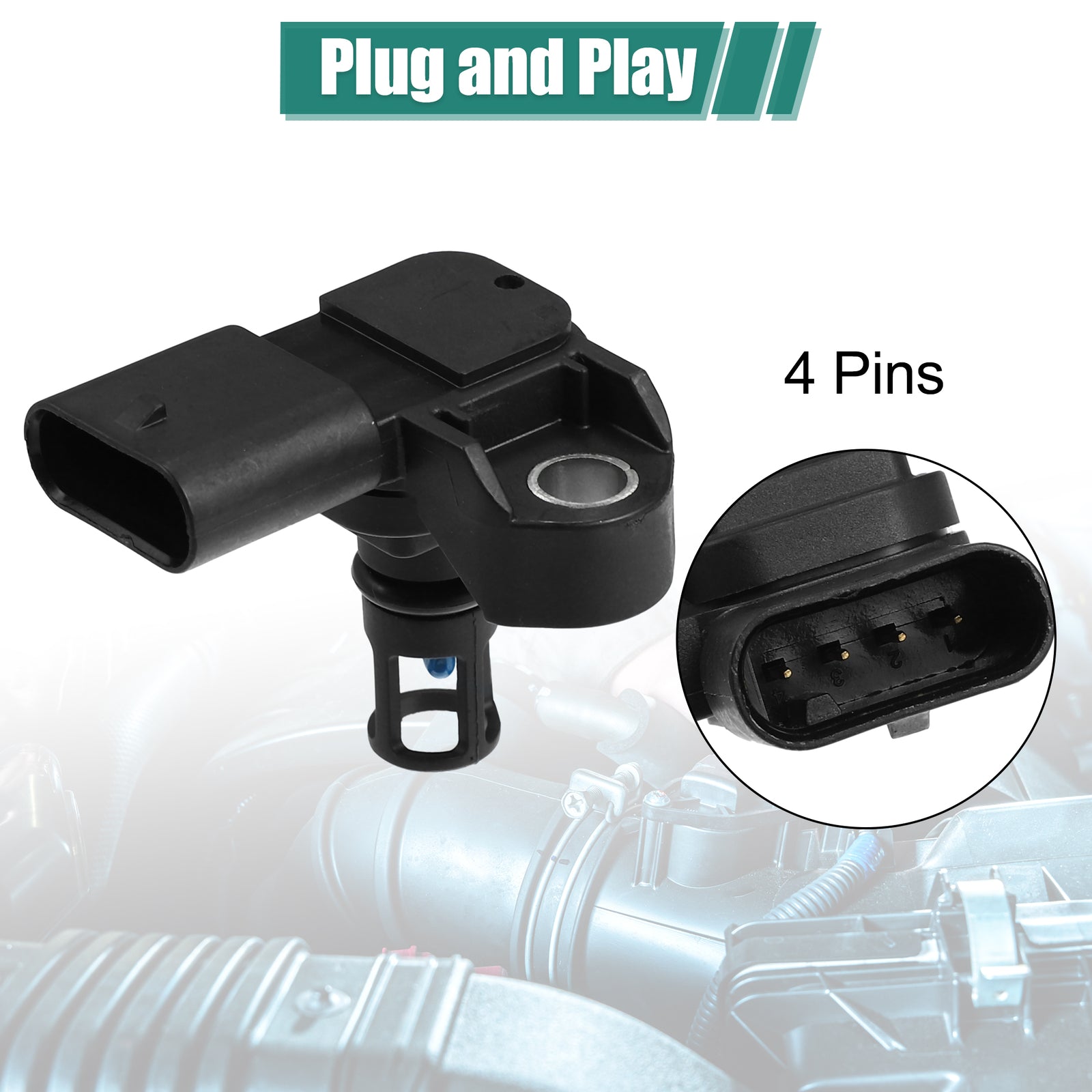 Pack (1) Intake Manifold Pressure MAP Sensor for Buick Encore for Chevrolet