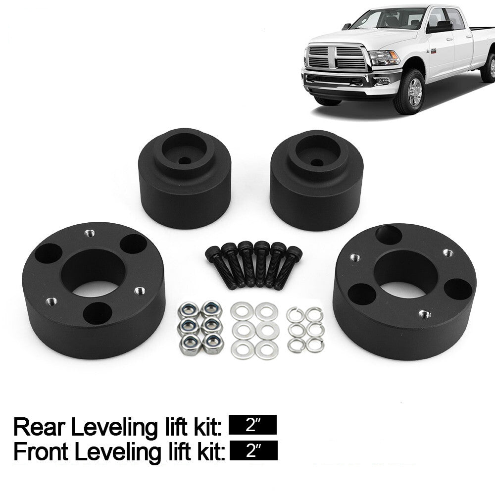 2-inch front + 2-inch rear full lift and leveling kit for Dodge for Ram 1500 4WD 2009-2025