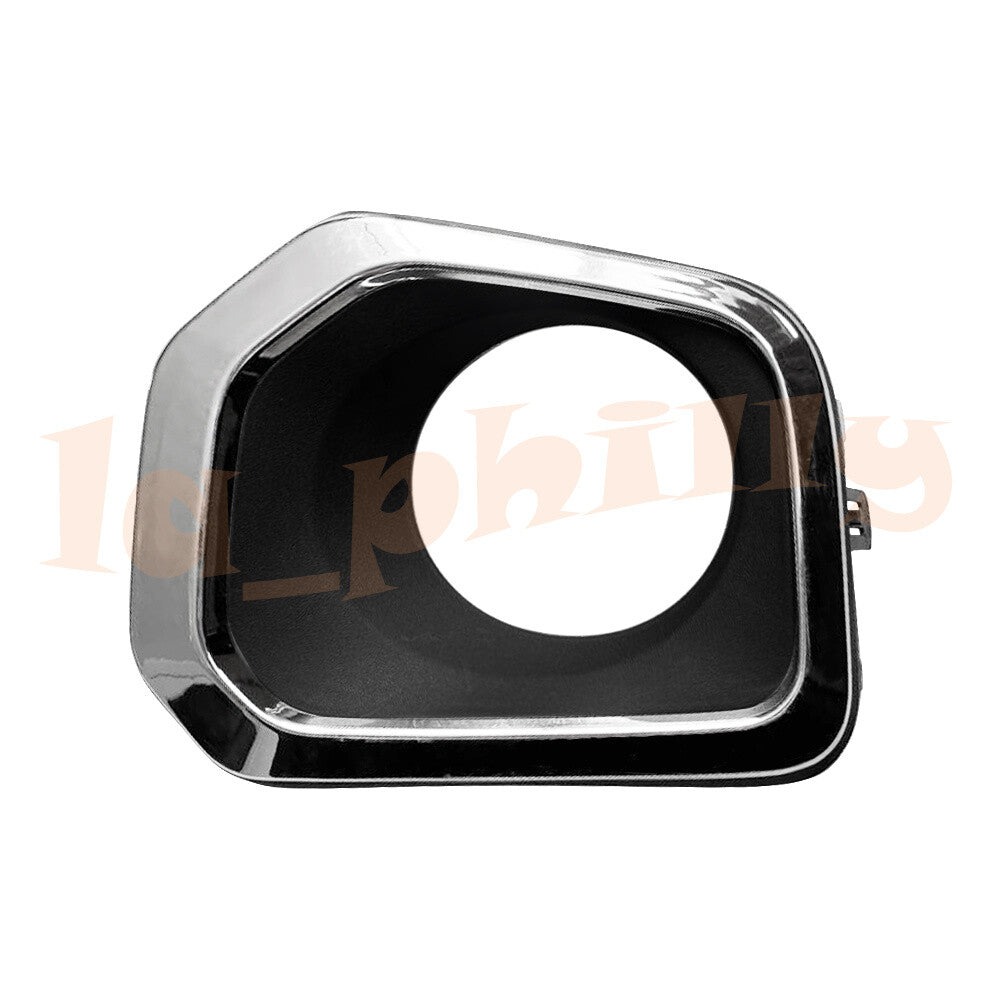 Right Fog Light Lamp Bezels Black Cover Chrome For 2016-20 for Toyota Tacoma