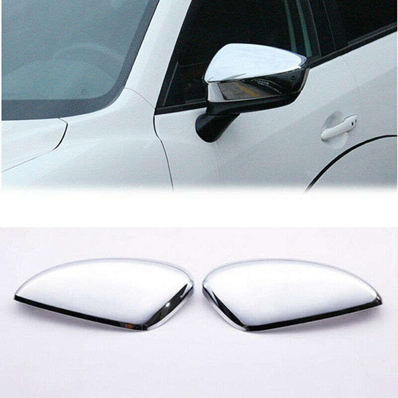 for Mazda CX-5 CX5 2017-2023 Chrome Car Side Door Rearview Mirror Cap Cover Trim