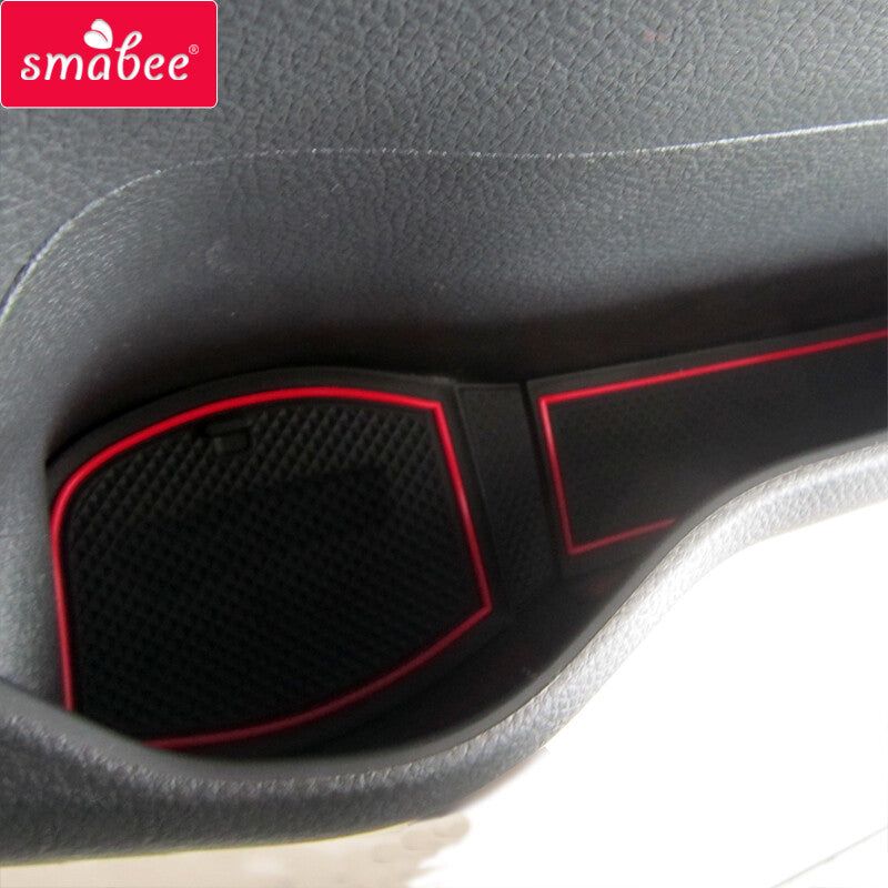 for Nissan Qashqai 2019 Rogue Anti-Slip Gate Slot Mat Accessories Cup Holder Pad