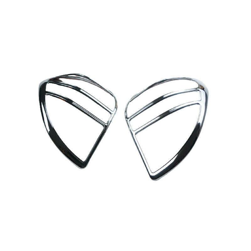 Chrome For Rav4 Exterior Rear Tail Light Lamp Frame Cover Trim 2008-2011 n