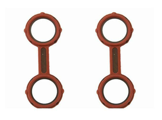 2-piece set of engine oil cooler sealing gaskets for Mercedes W211 W212 E GL ML R 320 350 - n