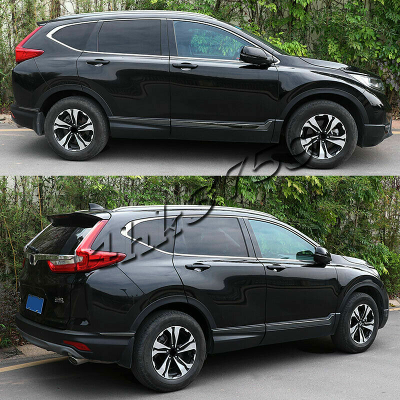 4X for Honda CR-V 2017-2021 Black titanium car Side Door Body Molding Cover Trim
