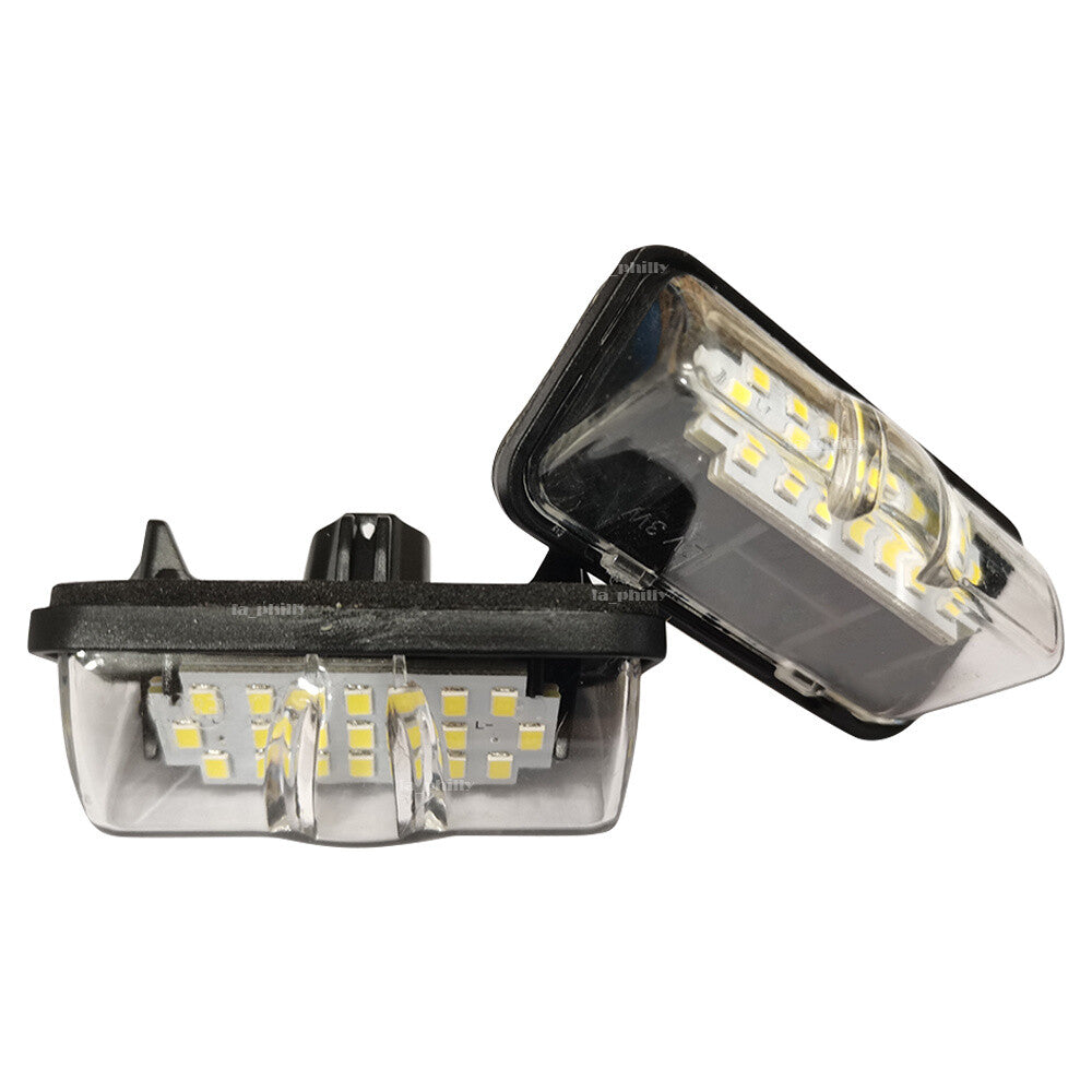 Pair Lamp Assy License for 2016-18 for Toyota Prius 2016-17 Prime Aka Plug-In Hybrid Q