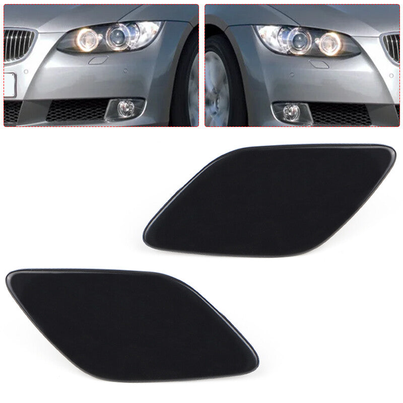 2 Headlight Washer Cover Cap Flap Bumper Trim for BMW 3 Series E92 E93 2006-09