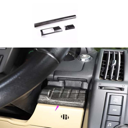 2008-2015 Dash Strip Trim Black Wood Grain For Freelander 2 LR2 Center Console