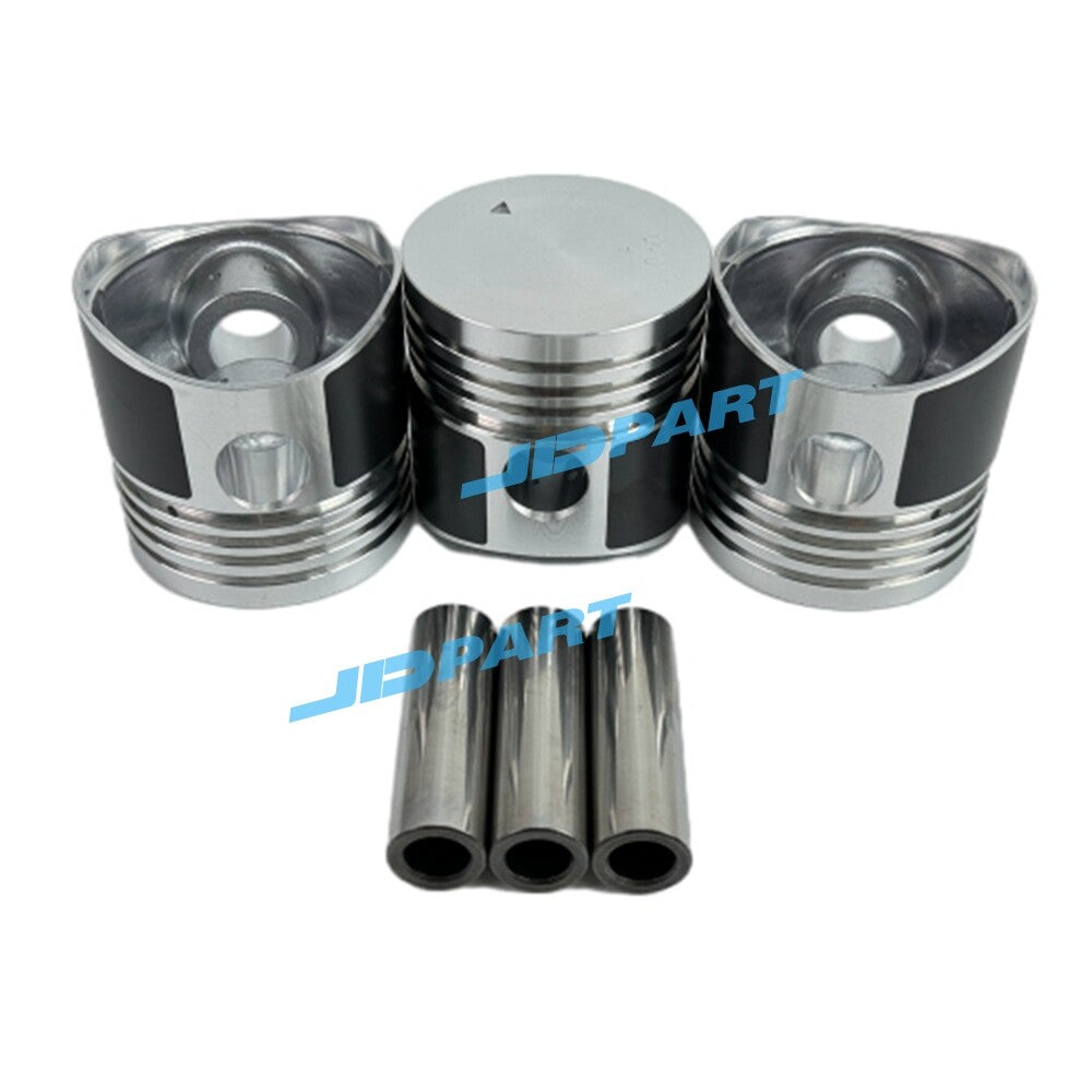 3-piece pack of K3B + 0.5 piston parts for excavator engines.