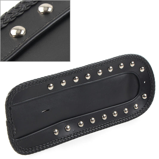 Rear Fender Bib Solo for Seat for Harley Sportster XLH 1200 1100 883 PU-Leder Black Q