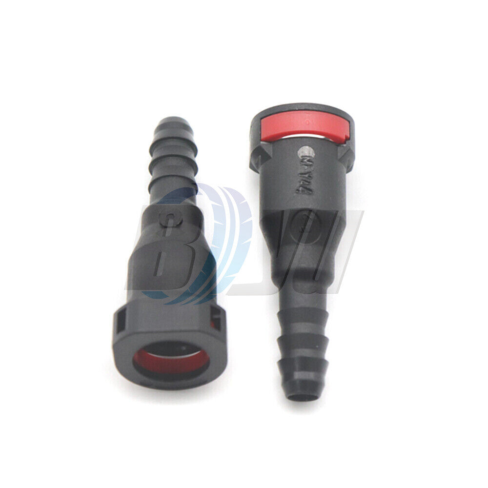 7.89mm ID6 180¡ã 2PCS Car Fuel Line Hose Pipe Coupler Quick Release Connector New Q