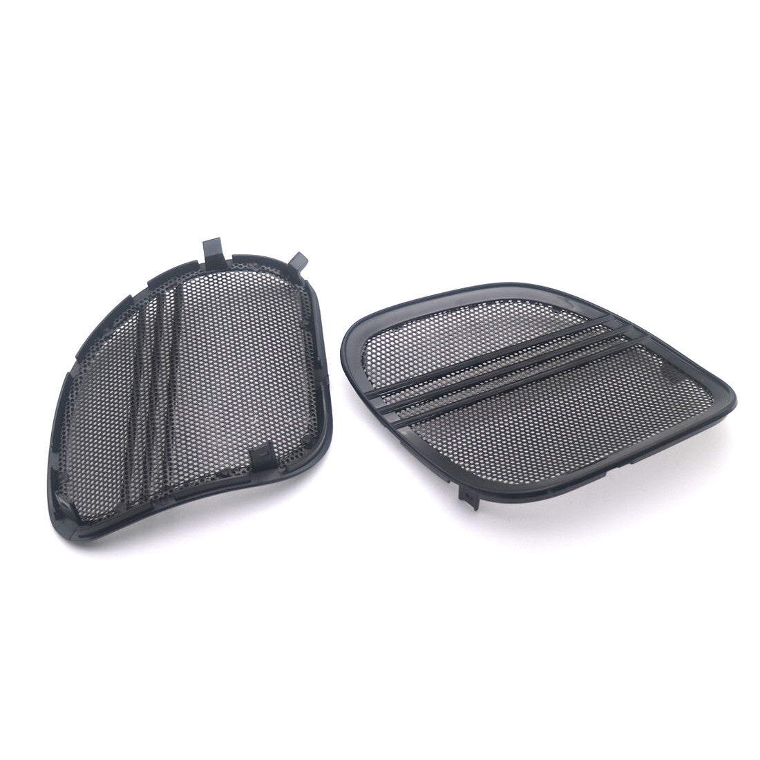 Motorcycle Black Tri-Line Speaker Grill Cover Trim for Harley Road Glide 15-18 Q