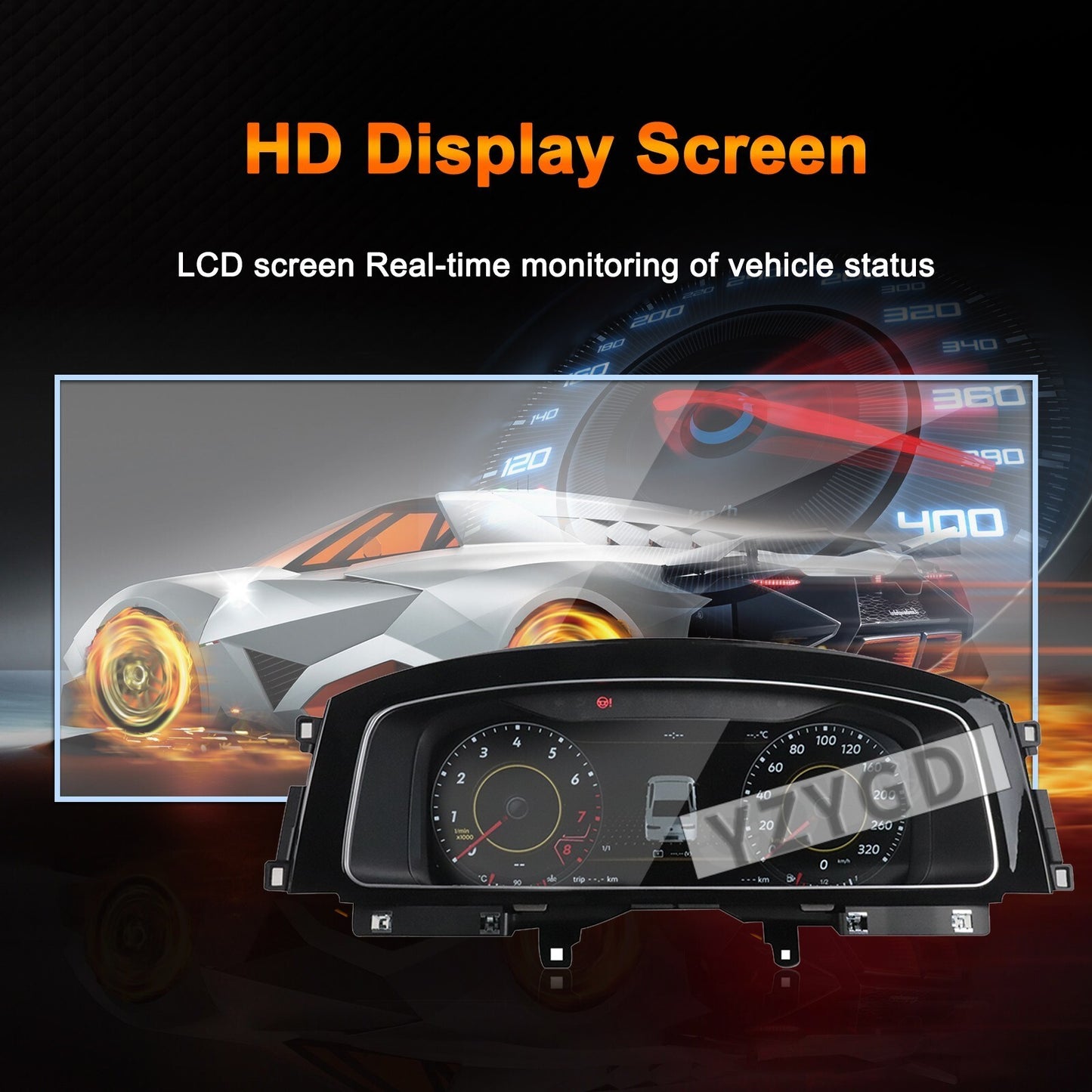 for Volkswagen for Golf 7 2013+ LCD Instrument Digital Cluster Speedometer Dashboard Q