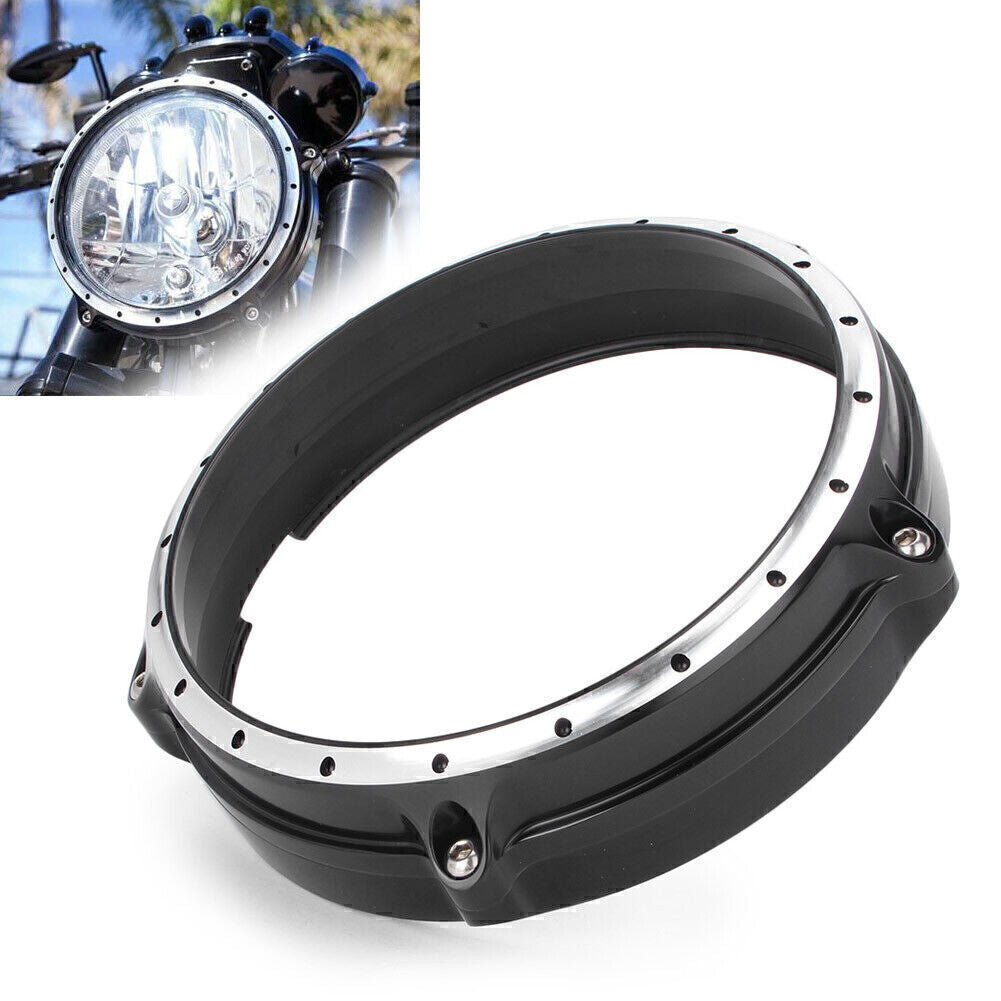 for BMW R NINE T ABS Scrambler 2017 Motorcycle 7 Headlight Bezel Trim Ring UK