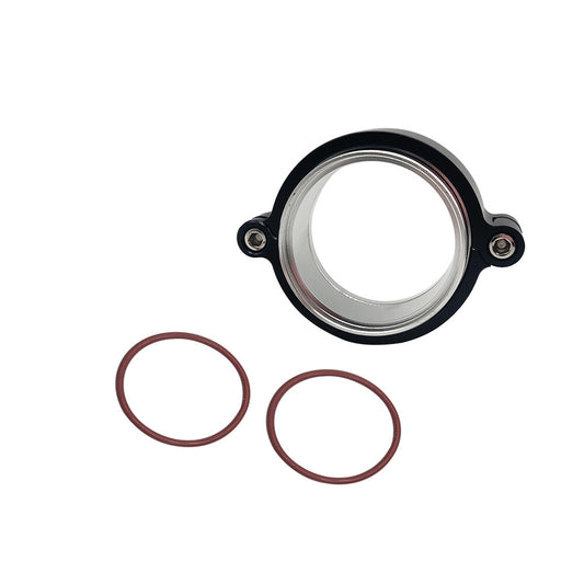 2.5Assenbly Anodized Clamp W/Flange Exhaust V-band For Turbo Dump Pipe