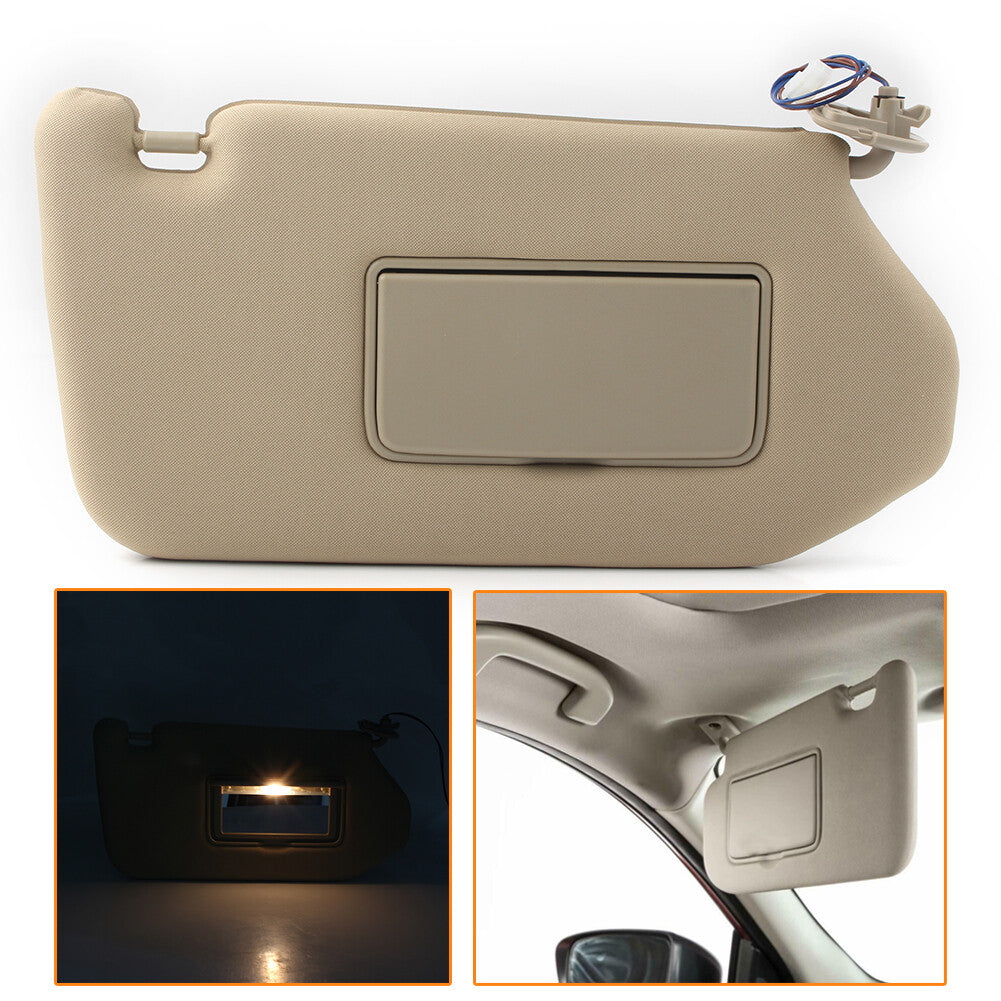 Right Passenger Sun Visor w/ Light for Pathfinder 13-18 for Infiniti QX60 14-17 JX35