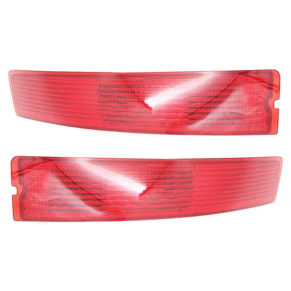 Rear Bumper Reflectors Left Right for 2007 2008 2009 2010-2014 for Volvo XC90 Red