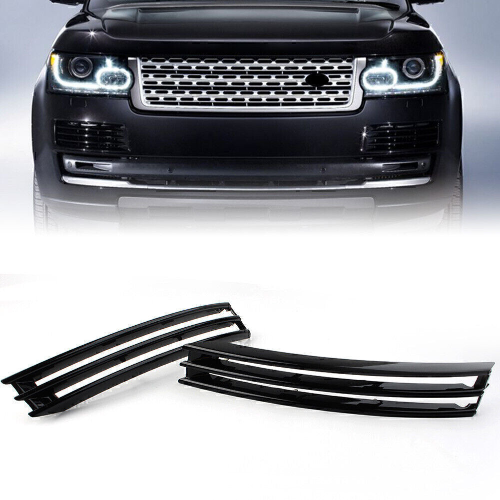 Black Front Bumper Grilles Fit for Land Rover for Range Rover L405 2013-2017 16 LR044737