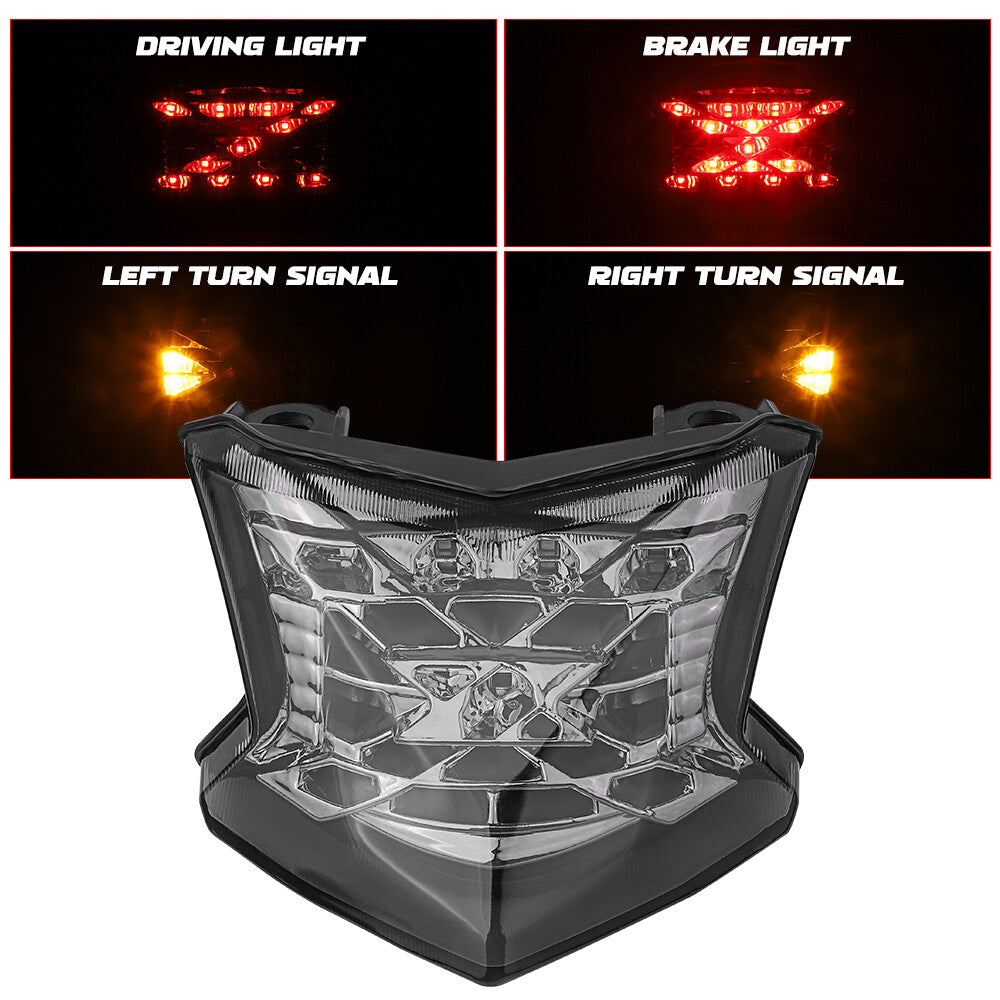 Motorcycle LED Tail Light Turn Signal for Kawasaki 650 Z900 Z650 2017-2024