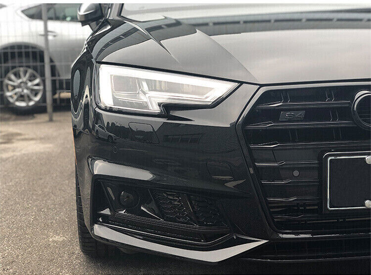 Front Bumper Grille Fog Light Lamp Cover Grilles for Audi for A4 B9 S-LINE 2017-2019 Q