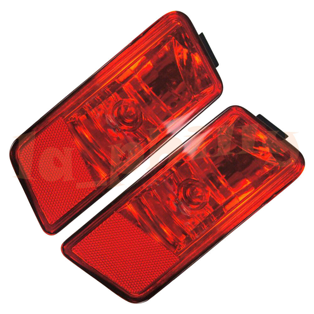 2pcs LH+RH Rear Bumper Reflector Brake Lamp Warning For 2009-11 for Dodge Journey