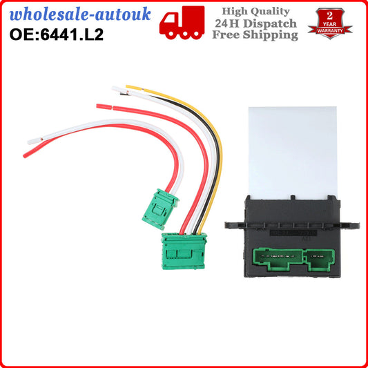 New Heater Blower Motor Fan Resistor for Citroen C2 C3 Pluriel C5 6441.L2 6441L2 Q