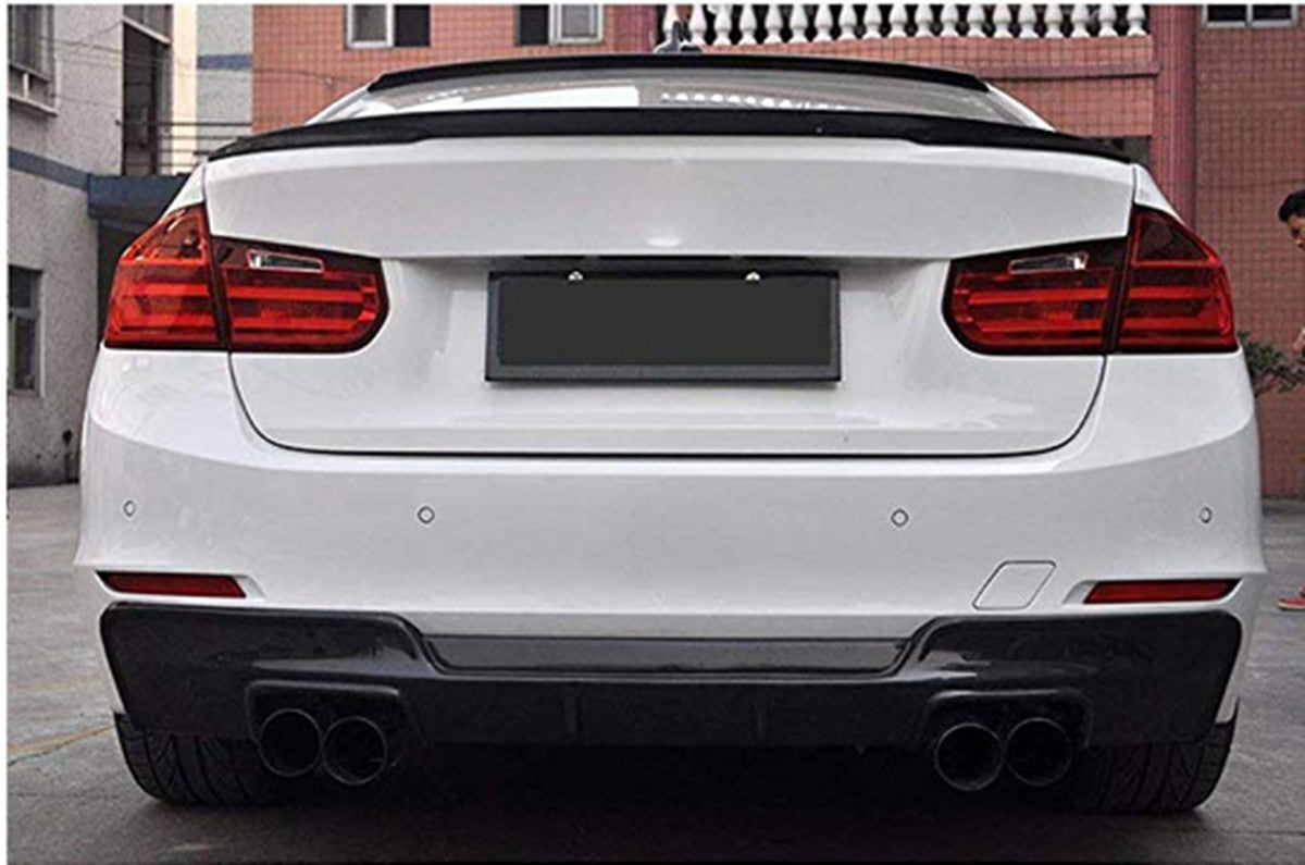 Accessory Rear Trunk Spoiler Roof Lip Tail Wing Black 120CM Car Styling Sticker Q