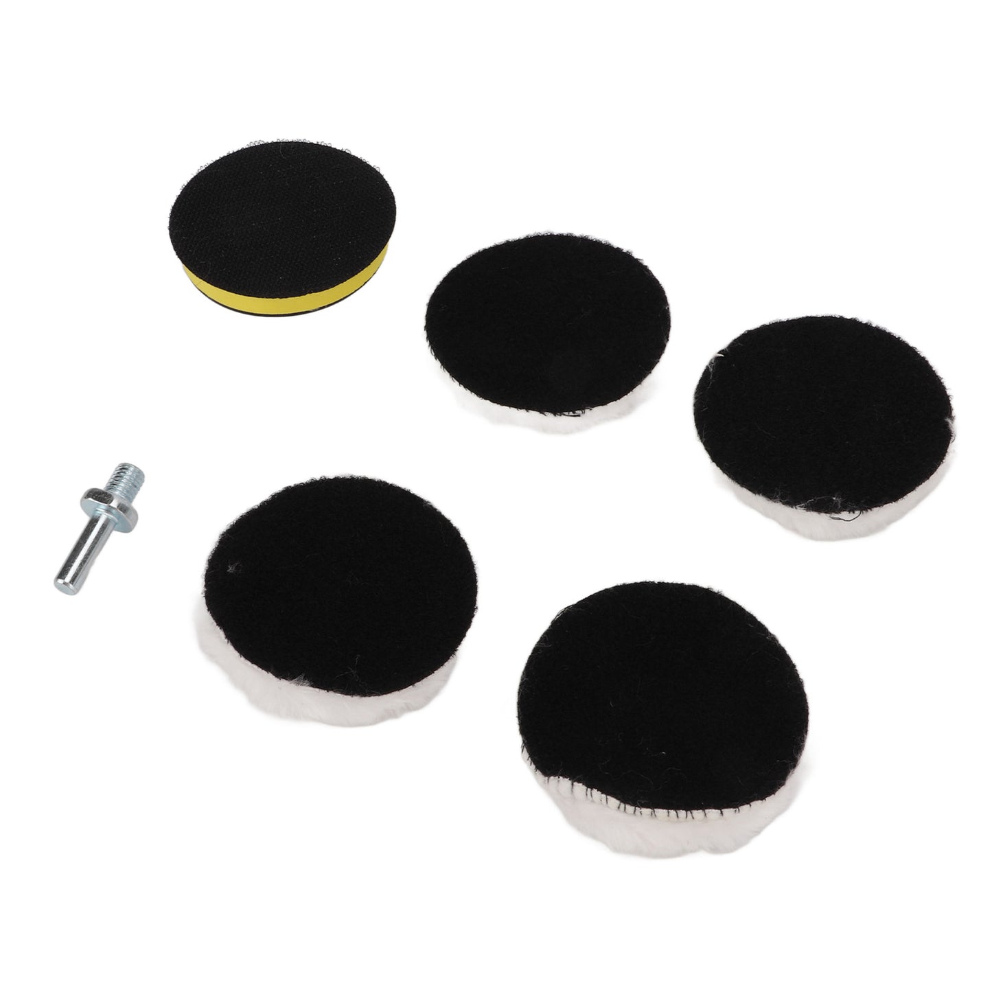 Buffing Pad Wool Polishing Pad Kit 6pcs For Car Polisher