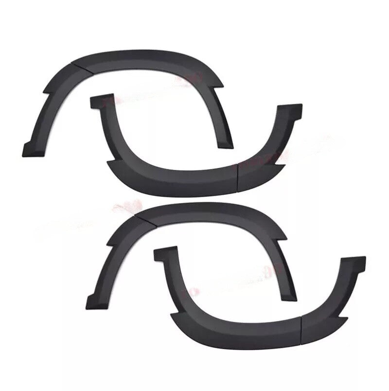 8X Wheel Eyebrow Round Arc Cover Trim Matte Black for Toyota Highlander 2020-24