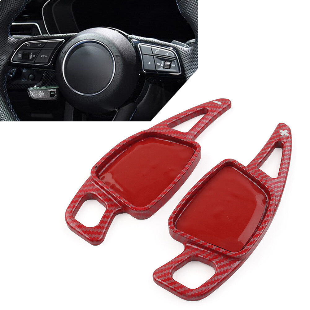 for Audi A3 for A4 S4 for A5 S5 for A6 A7 Red Steering Wheel Shift Paddle Shifter Extension