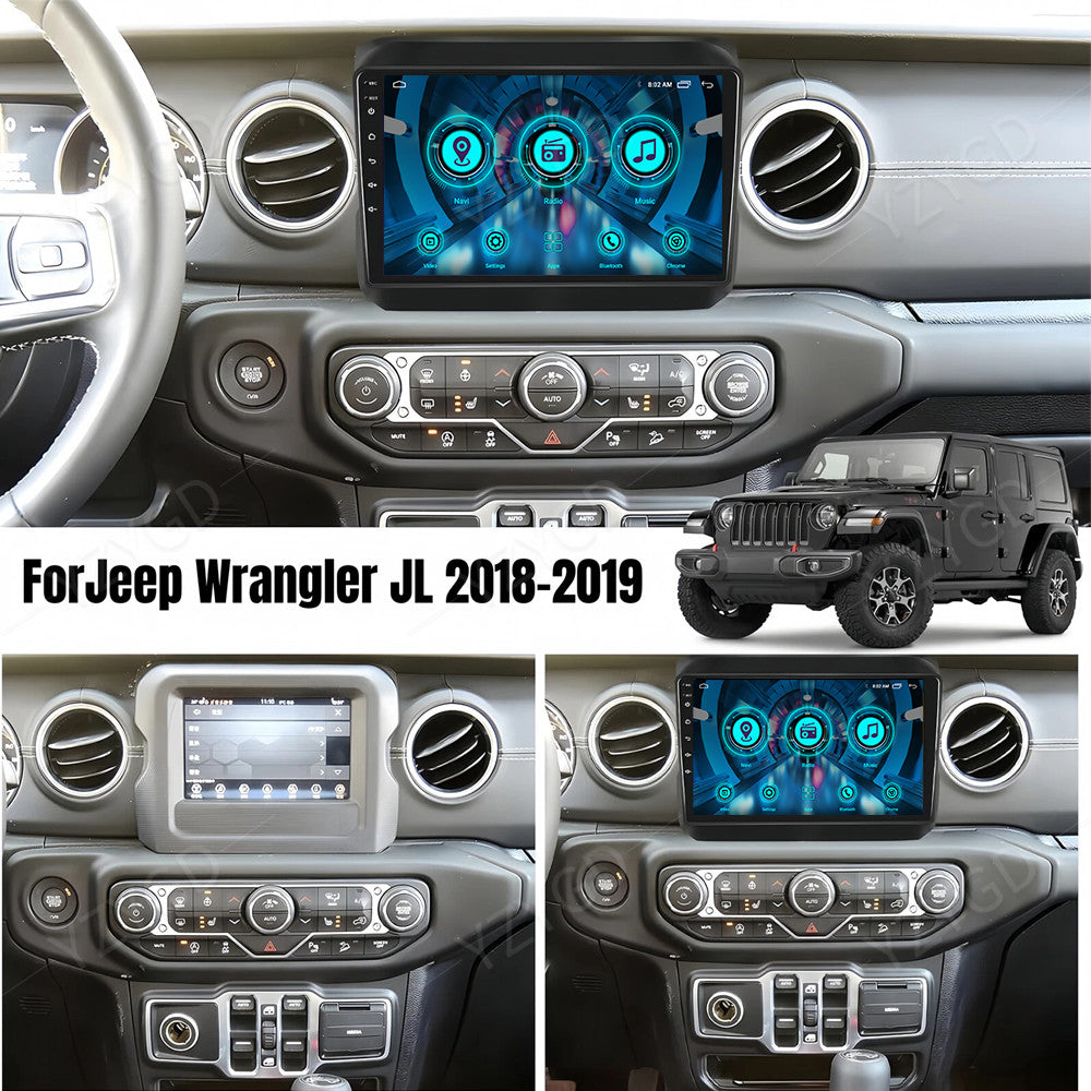 for Jeep Gladiator 2020-2022 9inch Android CarPlay Car Screen Radio GPS Screen