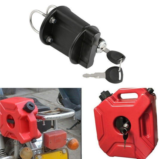 1x Gas Can Mount Holder Petrol Diesel Can Lock Bracket Motorcycle ATV UTV SUV Q