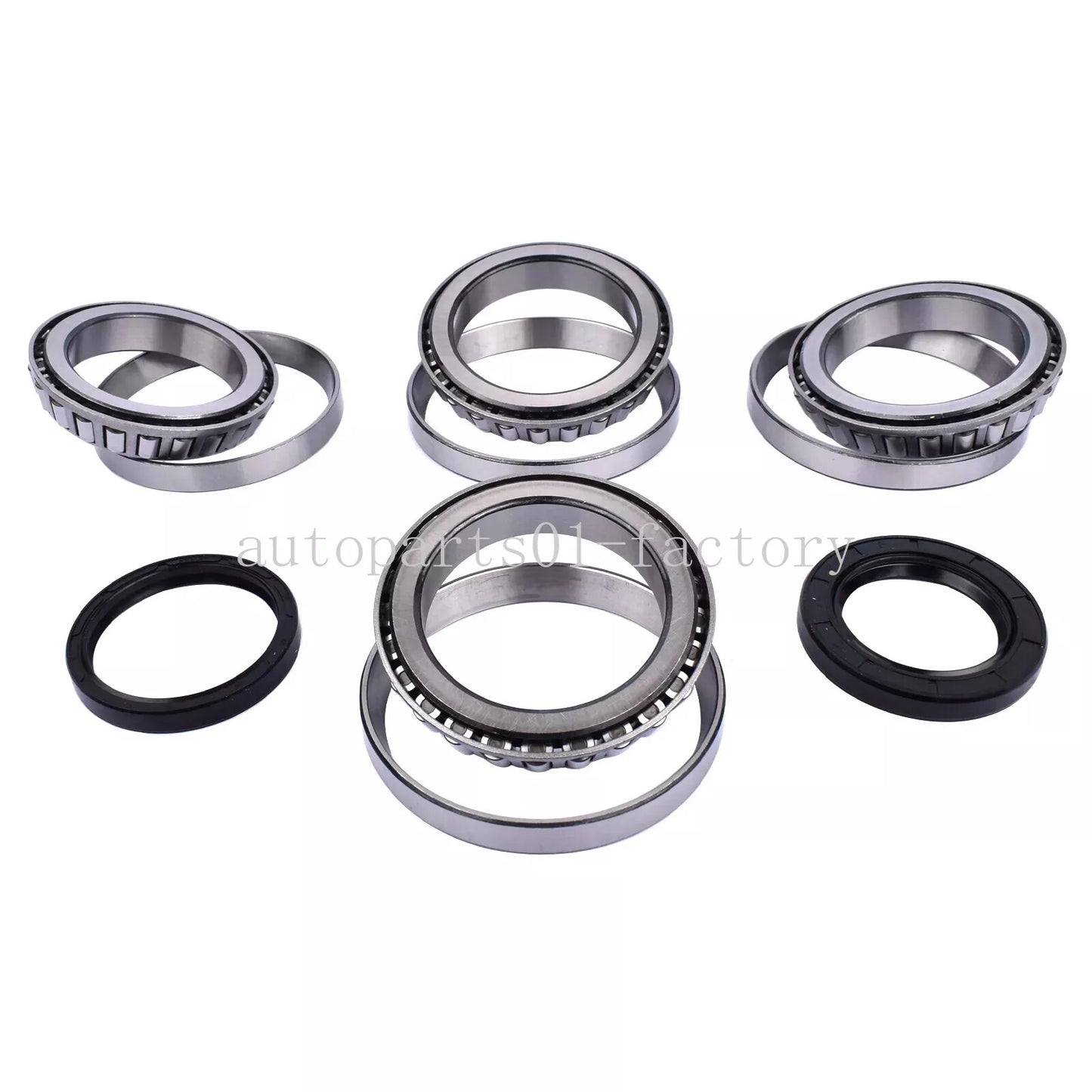 6PCS Transfer Case Rebuild Bearings  Seals Kit for Mercedes-Benz 722.9 4-Matic