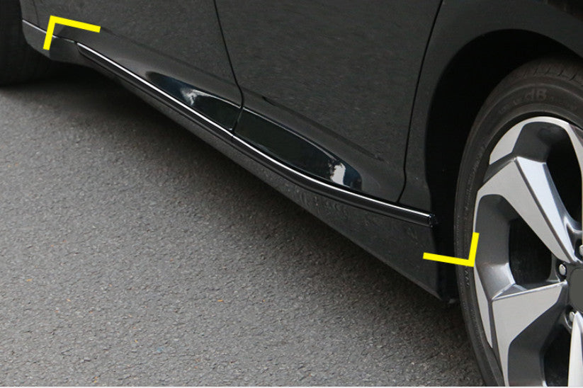 2019-2022 for Honda Accord Black Titanium Side Door Body Molding Cover Trims 6X
