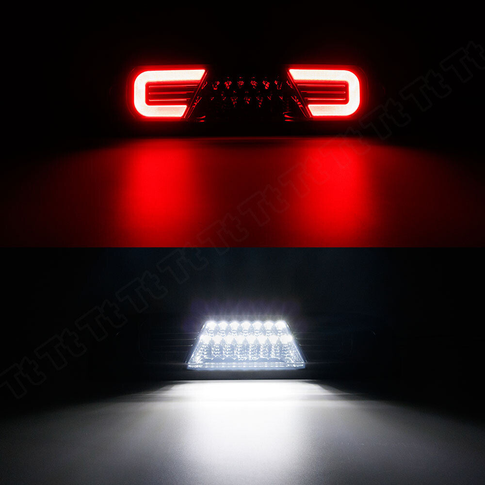 Applicable to 2014-2018 for Chevrolet SILVERADO for GMC for Sierra 3RD Third Brake Light Cargo LED Smoked Q