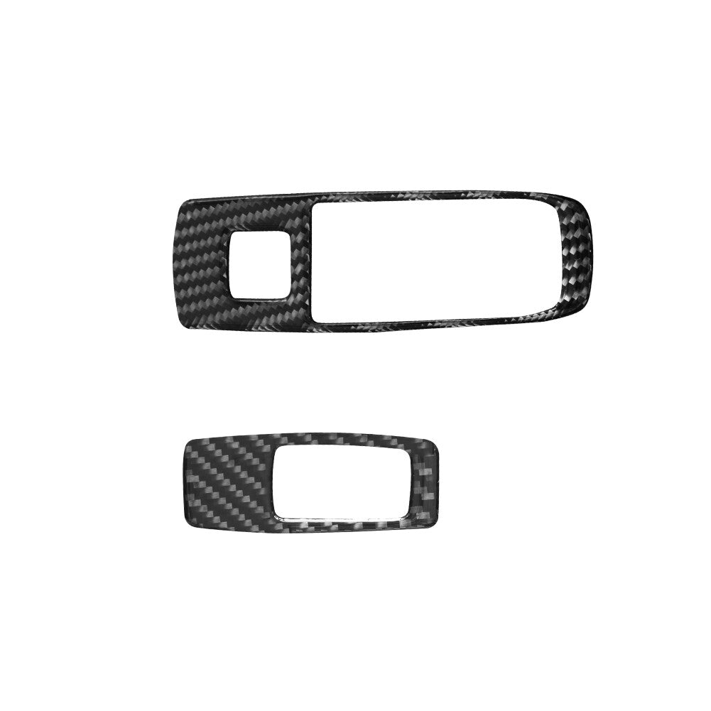 Carbon Fiber Interior Center Cosole Cover Trim for Hyundai for Elantra 2016-2018 v