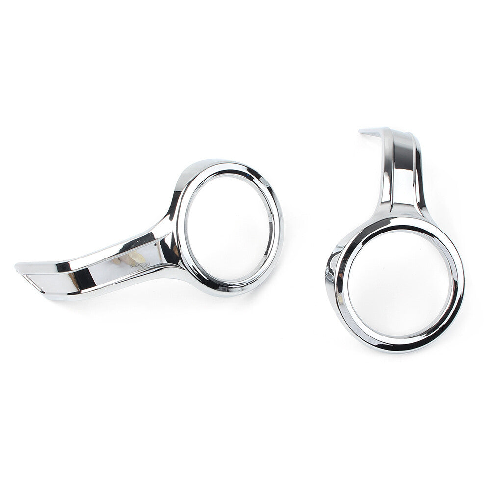 Chrome Fog Light Bezel Trim Rings Decorative Cover Fit for Honda Goldwing GL1800 Q