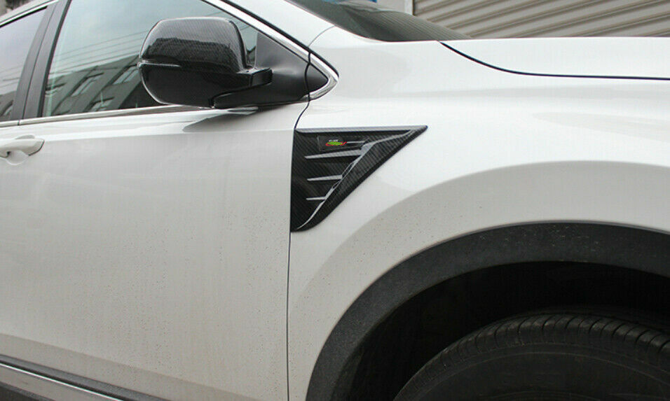 for HONDA CR-V CRV 2017-2022 Carbon Fiber Look Front Side Door Fender Cover Trim