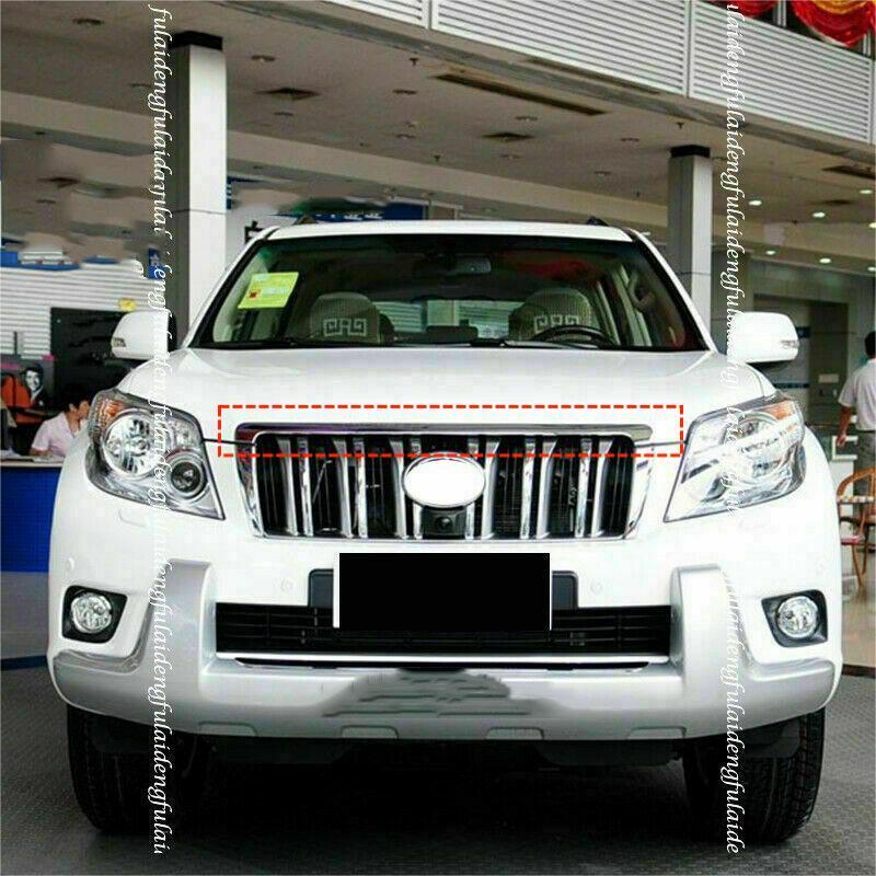 for Toyota Prado FJ150 2010-13 Chrome ABS Front Hood Cover strip Trim replace 1x