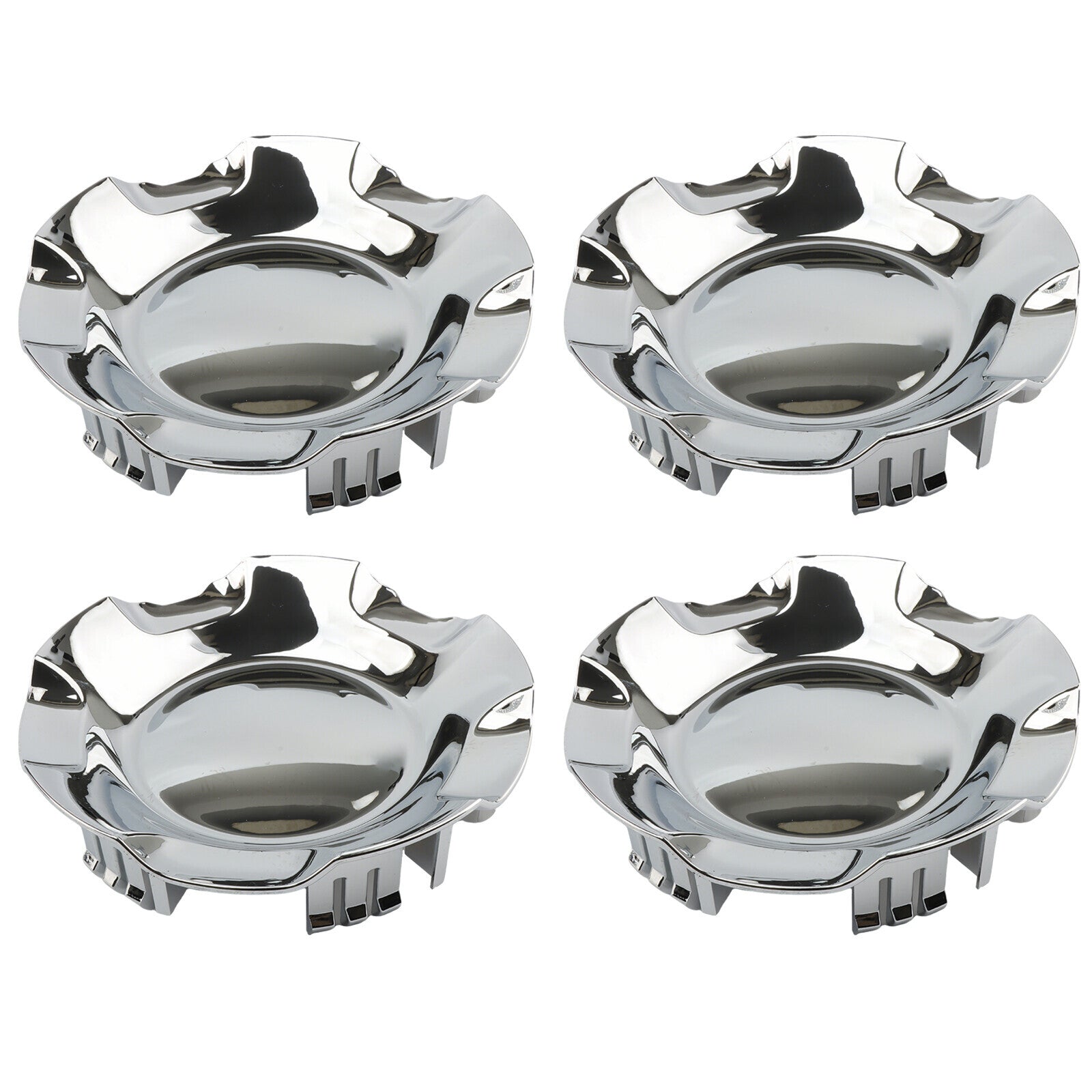 4pc For 2007 2013 Silverado Tahoe Avalanche Suburban Silver Wheel hub Center Cap