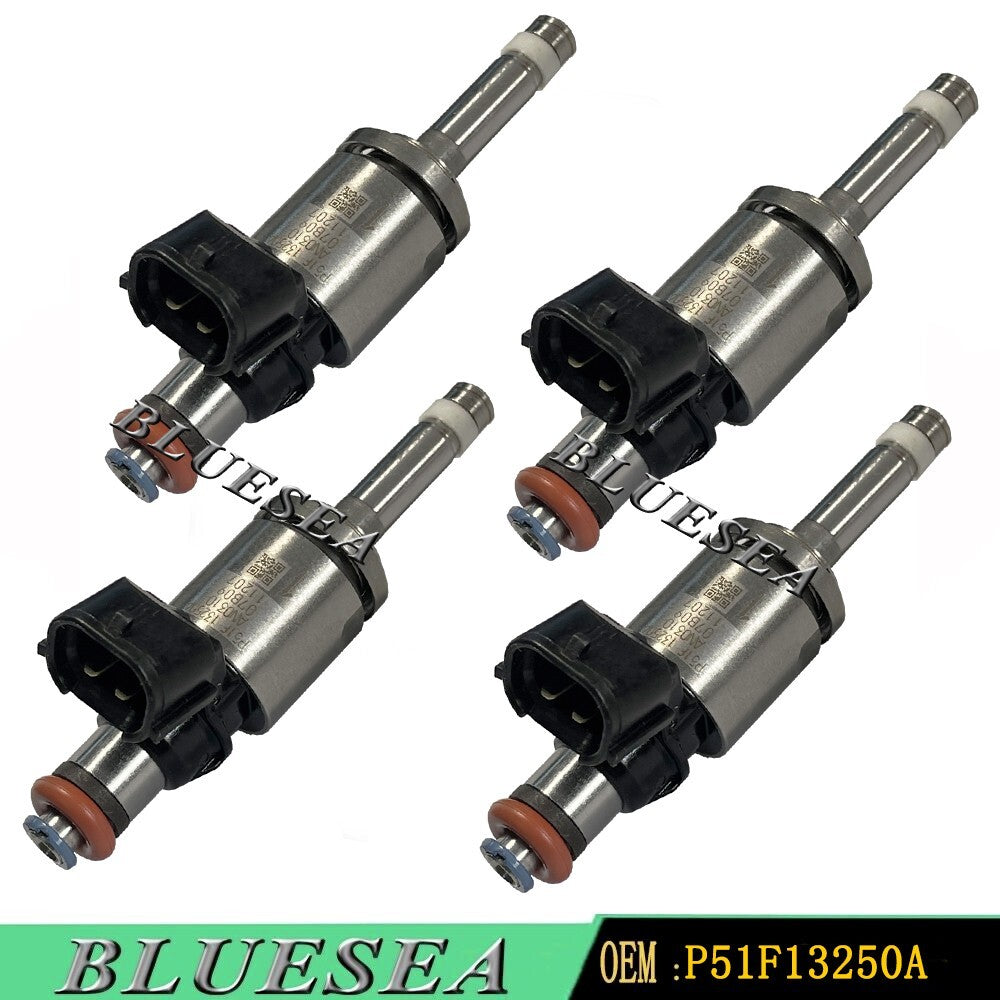 4PCS GDI Fuel Injectors P51F13250A for Mazda P51F-13250-A P51F 13 250A
