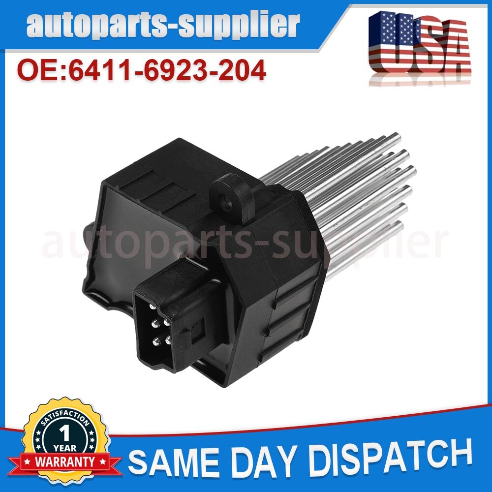 Heater blower motor resistor 64116923204, suitable for BMW X3, X5, M3, 325Ci, 325i, 330i
