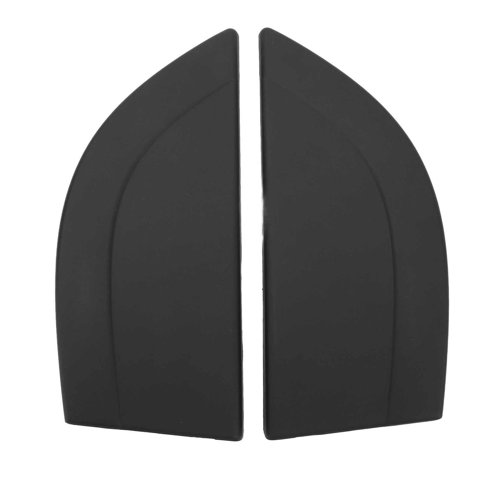 WODHMIEY 2pcs Rear Door Deltas Molding Door Outside Deltas Molding Left Right