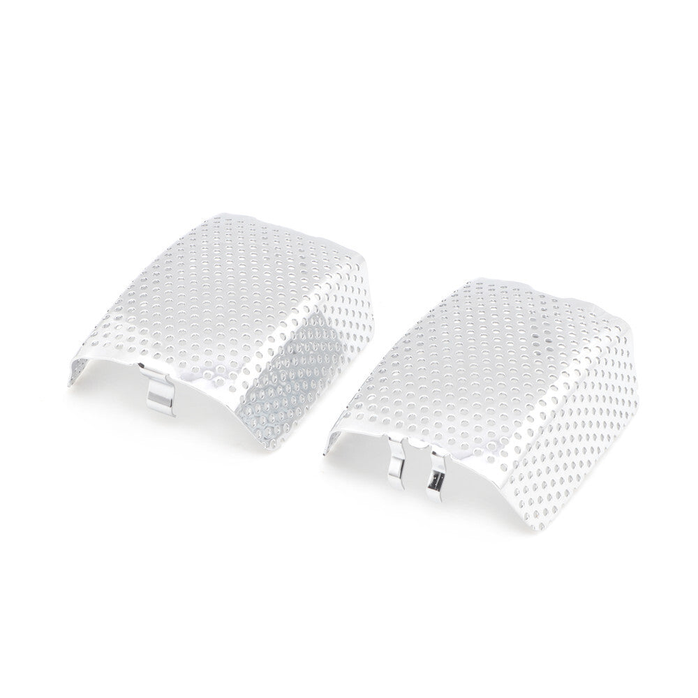 Chrome Front Brake Caliper Insert Set Cover for Harley Touring Street Glide FLHX Q