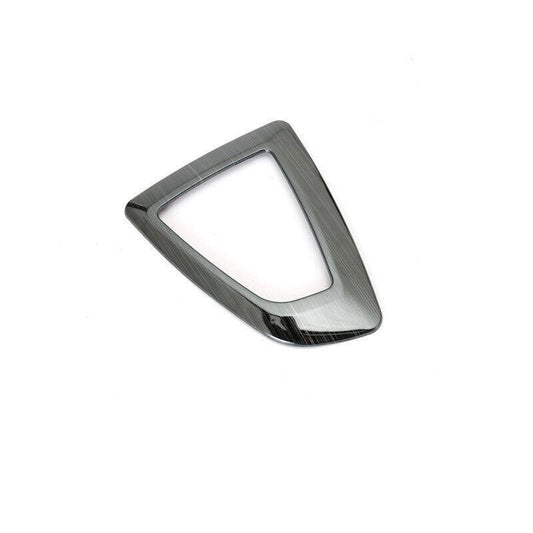 For 13-19 for BMW 3 4 Series GT Black Steel Central Console Gear Shift Panel Trim