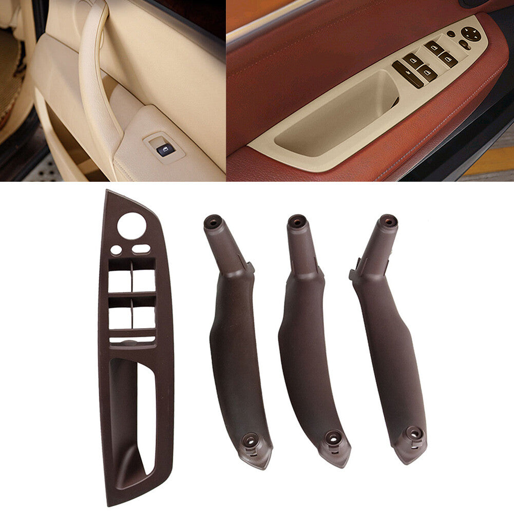 Inner Interior Door Pull Handle Trim Cover for BMW X5 E70 X6 E71 E72 LHD