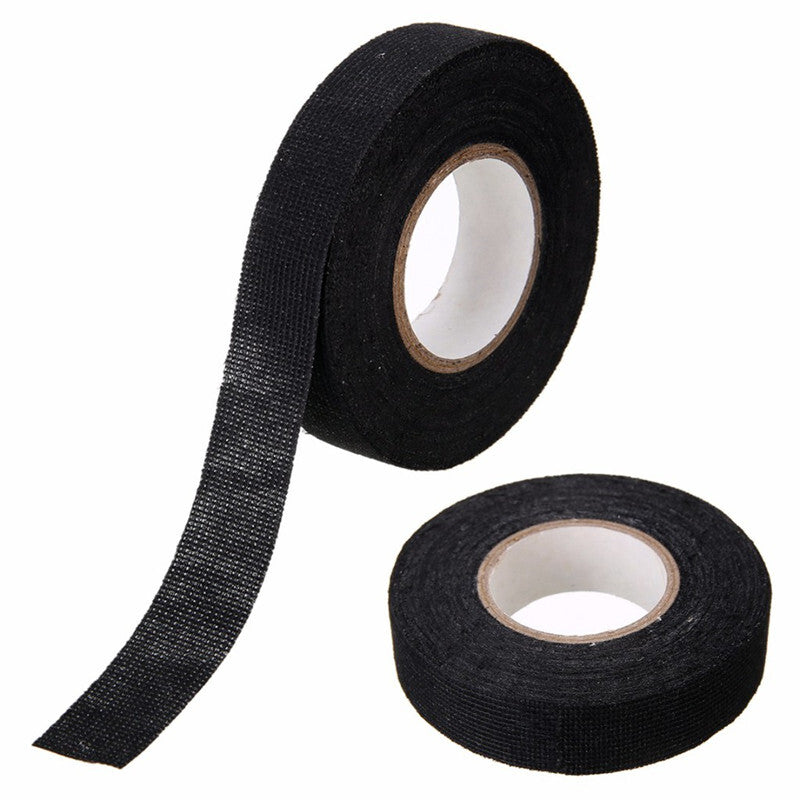 Car Cable Harness Wiring 15M Heat-resistant Flame Retardant Adhesive Cloth Tape