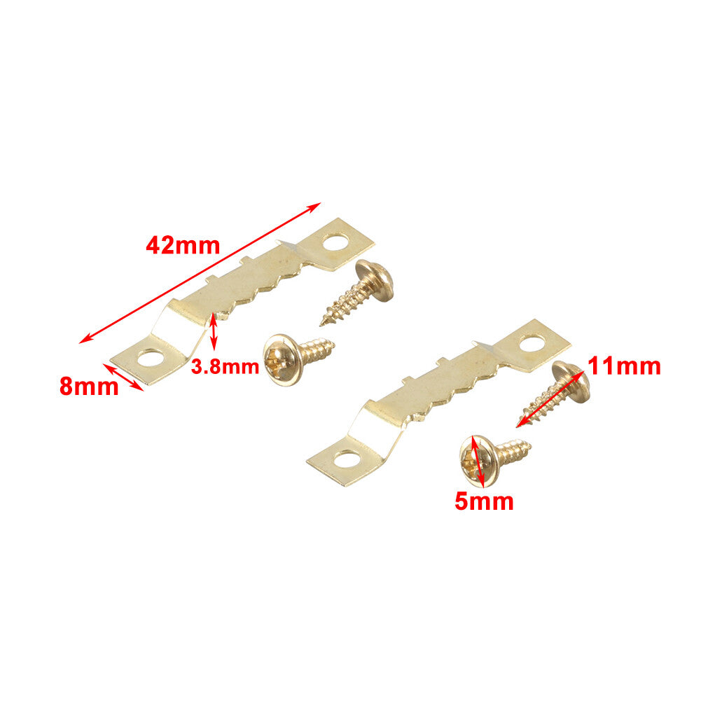 For Paintings Photos Art Double Hole Sawtooth Picture Hanger Frame Hanging Hooks