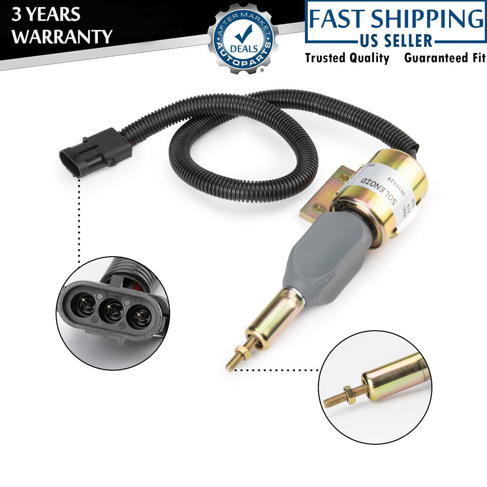 Flameproof solenoid valve Fit for Diesel Engine 6BT 5.9L 3930658 3932529